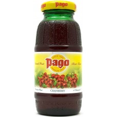 Сок Паго Клюквенный Нектар (Pago Cranberry) 0,2л бутылка 