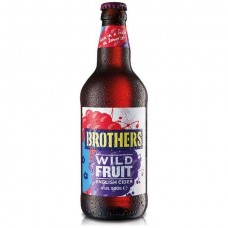 Сидр Брозерс Яблочный со вкусом Диких Фруктов (Brothers Wild Fruit) 0,5л бутылка