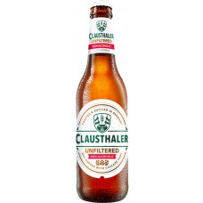 Пиво Клаусталлер Нефильтрованное Безалкогольное (Clausthaler Unfiltered Non-Alcoholic) 0,33л бутылка
