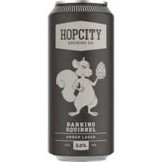Пиво Хоп Сити Баркинг Скуарел Амбер Лагер (Hop City Barking Squirrel Amber Lager) 0,473 банка