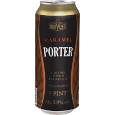 Пиво Чешская Пинта Карамельный Портер (Harvest Caramel Porter) 0,568л банка