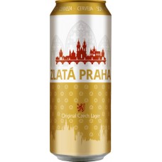 Пиво Злата Прага (Zlata Praha) 0,5л банка