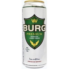 Пиво Бург Премиум Лагер (Burg Premium Lager) 0,5л банка
