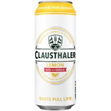 Пиво Клаусталлер Лимон Безалкогольное (Clausthaler Lemon Non-Alcoholic) 0,5л банка