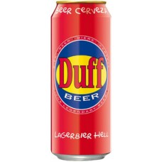 Пиво Дафф Лагер (Duff Lager) 0,5л банка