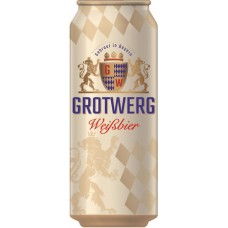 Пиво Гротверг Вайсбир (Grotwerg Weissbier) 0,5л банка