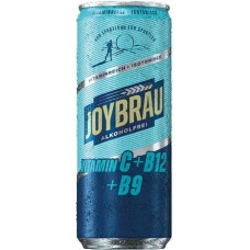 Пиво Протеиновое Безалкогольное JoyBrau с витаминами C+B12+B9 0,33л банка