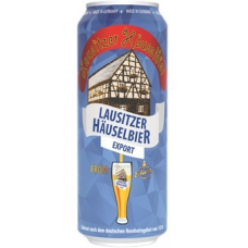 Пиво Лауситзер Хаусбир Экспорт (Lausitzer Häuselbier Export) 0,5л банка