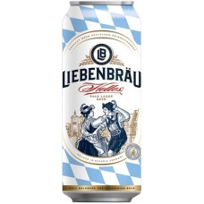 Пиво Либенброй Хелль (Liebenbrau Helles) 0,5л банка