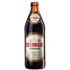 Пиво Штайнброй Шварцбир (Steinbrau Schwarzbier) 0,5л бутылка