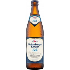 Пиво Вельтенбургер Клостер Хелль (Weltenburger Kloster Hell) 0,5л бутылка