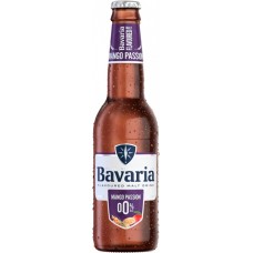 Пиво Бавария Манго Маракуйя Безалкогольное (Bavaria Mango Passion Alcohol Free) 0,33л бутылка