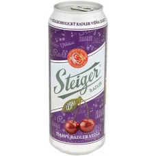 Пиво Штайгер (Steiger) Радлер Вишня Неалко Лайт 0,5л банка