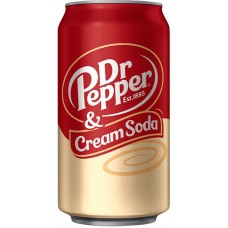 Вода Доктор Пеппер Крем Сода (Dr.Pepper Cream Soda) 0,355л банка