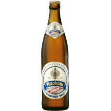 Пиво Аркоброй Вайсбир Хелл Безалкогольное (Arcobrau Weissbier Hell Alkoholfrei) 0,5л бутылка