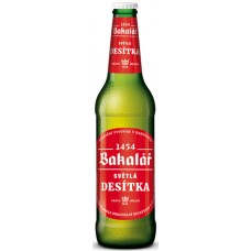 Пиво Бакалар Оригинальное Светлое (Bakalar Svetla Desitka) 0,5л бутылка