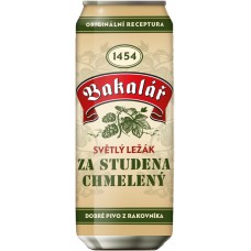 Пиво Бакалар Холодного Охмеления (Bakalar Za Studena Chmeleny) 0,5л банка