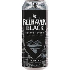Пиво Белхевен Блэк Скоттиш Стаут (Belhaven Black Scottish Stout) 0,44л банка