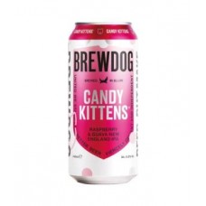 Пиво Брюдог Кэнди Киттенс НИИПА со вкусом малины и гуавы (Brewdog Candy Kittens Raspberry & Guava NEIPA) 0,44л банка