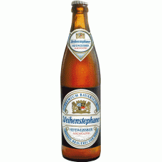Пиво Вайнштефан Хефевайссбир Безалкогольное (Weihenstephan Hefeweissbier Alkoholfrei) 0,5л бутылка