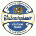 Пиво Вайнштефан Оригинал Хелль (Weihenstephaner Original Helles) 0,5л бутылка