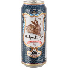 Пиво Вольпертингер Традиционный Хелль (Wolpertinger Das Traditionelle Helle) 0,5л банка