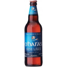 Пиво Карлов О'Харас Айриш Крафт Лагер (Carlow O'Hara's Irish Craft Lager) 0,5л бутылка