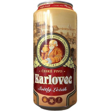 Пиво Карловец Светлый Лежак (Karlovec Svetly Lezak) 0,5л банка