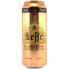 Пиво Леффе Блонд (Leffe Blonde) 0,5л банка