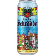 Пиво Отто Фон Шрёддер Хефевайцен (Otto Von Schrodder Hefeweizen) 0,5л банка