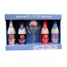 Набор Хёйге Делириум Селекшион 0,33лх4 бут + 1 бокал (Delirium Selection gift box with 4 bottles & glass)